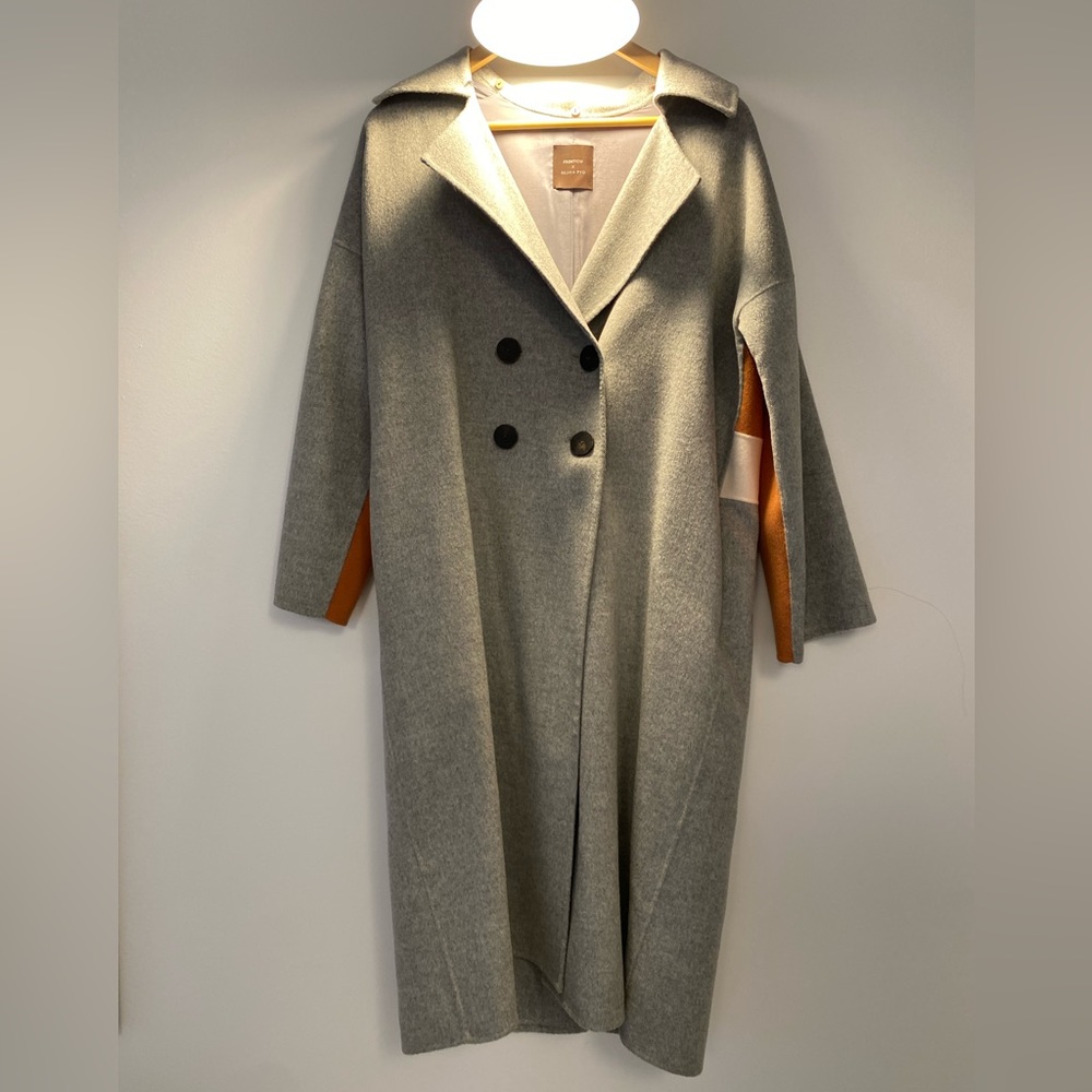 W concept Front row and Regina Pyo collaboration coat virgin wool